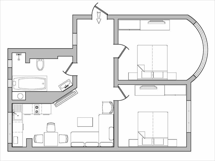 High Tech - Luxurious Apartment صوفيا المظهر الخارجي الصورة